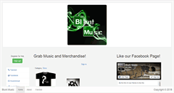 Desktop Screenshot of bluntmusic360.com